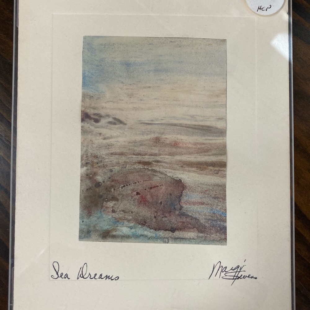 Small watercolor print.